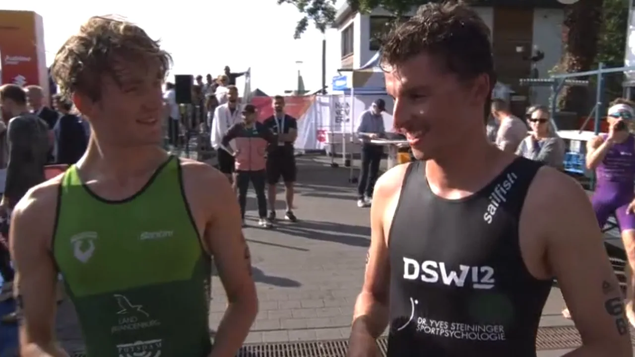 Gegner muss barfuß rennen: Verrückter Schuhklau wirbelt Meisterschafts-Triathlon durcheinander